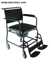 Load image into Gallery viewer, Commode Wheeled Attendant Propelled G043
