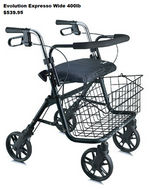 Four Wheeled Walker Heavy Duty C026 & Wide C226