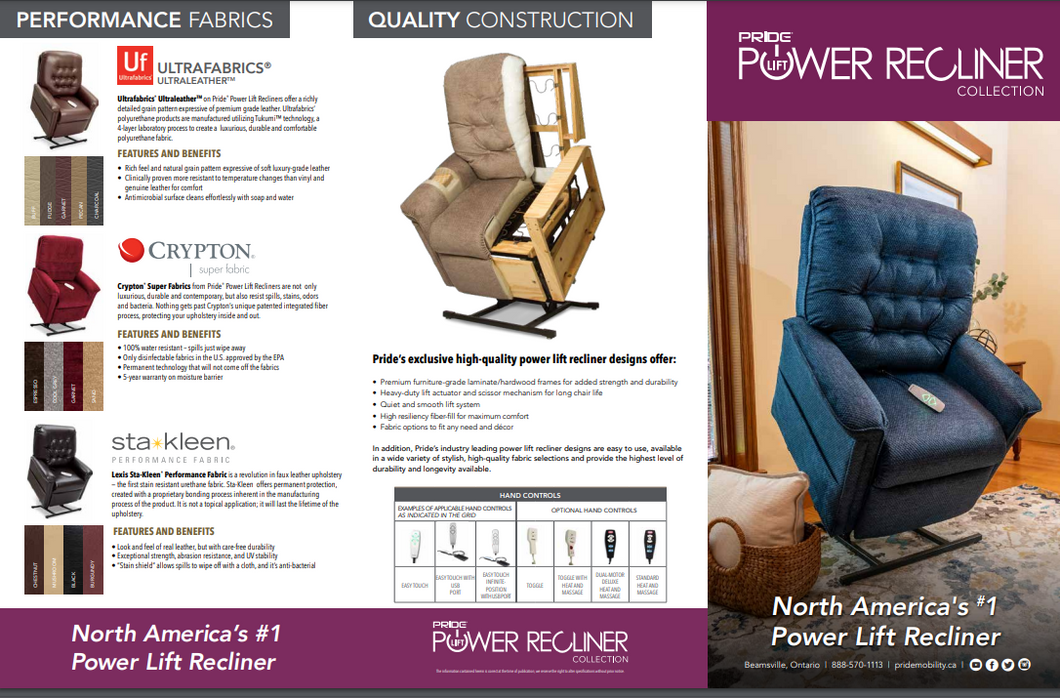 Pride Power Lift Recliners