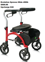 Load image into Gallery viewer, Four Wheeled Walker Heavy Duty C026 &amp; Wide C226

